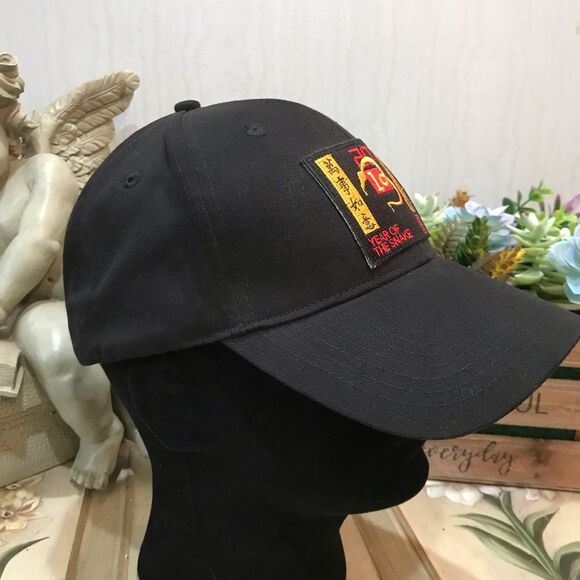 Pacific Headwear 2013 Year of the Water Snake Chinese Zodiac Cap Hat Black - Picture 4 of 14